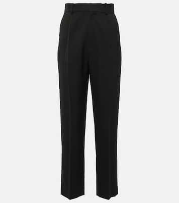 Pantaloni regular in misto lana | Victoria Beckham