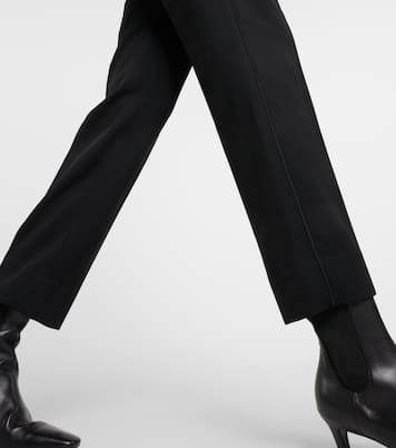 Pantaloni regular in misto lana | Victoria Beckham