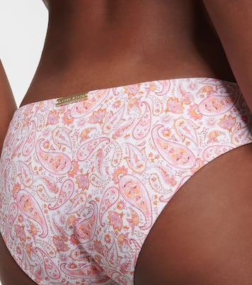 Slip bikini Muskmelon Bay con stampa | Heidi Klein
