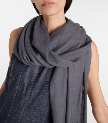 Sciarpa in cashmere e seta | Brunello Cucinelli