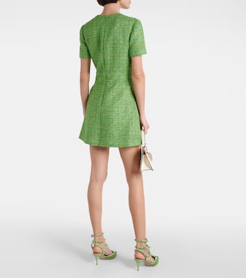 Miniabito in tweed con cristalli | Valentino