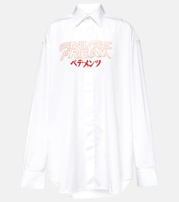 Oversize-Hemd aus Baumwoll-Jersey | Vetements