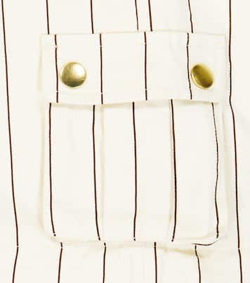 Pantaloni cargo in cotone a righe | Mini Rodini