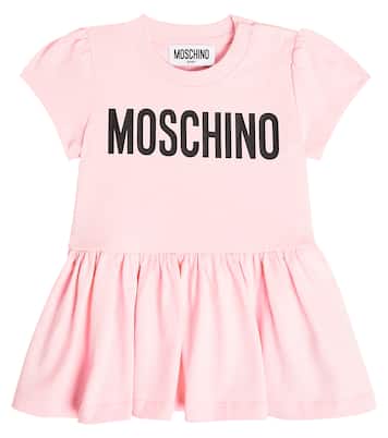 Baby Bedrucktes Kleid aus Baumwoll-Jersey | Moschino Kids