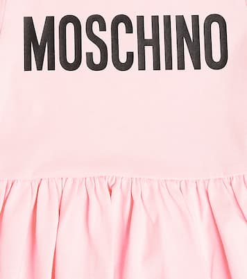 Baby Bedrucktes Kleid aus Baumwoll-Jersey | Moschino Kids