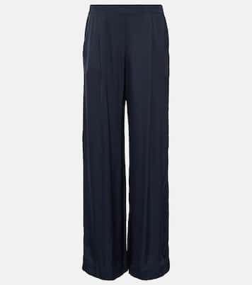 Livi satin wide-leg pants | Velvet