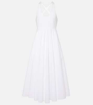 Abito midi in popeline di cotone | Alaïa