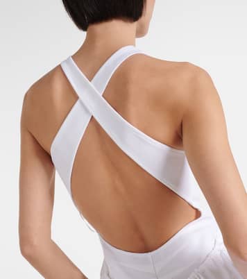 Abito midi in popeline di cotone | Alaïa