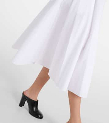 Abito midi in popeline di cotone | Alaïa