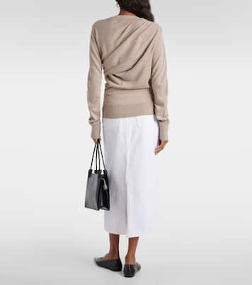 Eleornore draped wool sweater | Tove