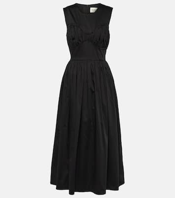 Vestido midi Delphine de mezcla de algodón | Tove