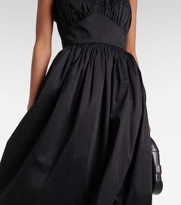 Vestido midi Delphine de mezcla de algodón | Tove