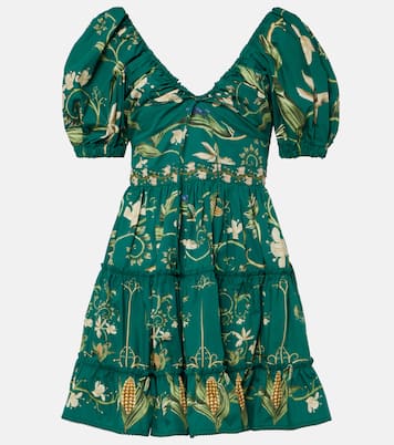 Minikleid Manzanilla Esmeralda aus Baumwolle | Agua by Agua Bendita