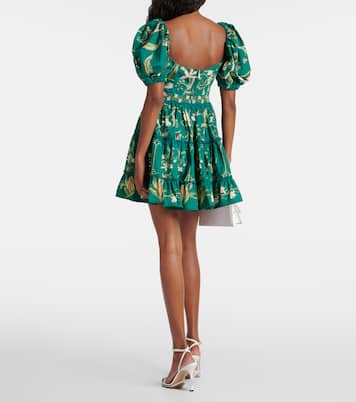 Minikleid Manzanilla Esmeralda aus Baumwolle | Agua by Agua Bendita