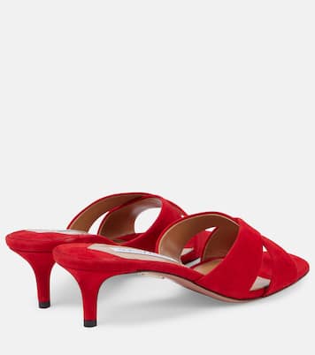 Divine 50 suede mules | Aquazzura
