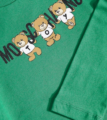 Top Teddy Bear in jersey di cotone | Moschino Kids