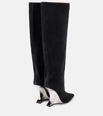 Bottes Nina 105 en daim | Paris Texas