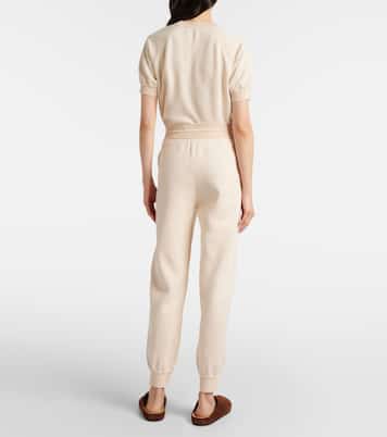 Viera cotton, silk, and cashmere sweatpants | Loro Piana