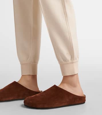 Viera cotton, silk, and cashmere sweatpants | Loro Piana