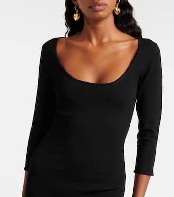 Robe midi à logo | Dolce&Gabbana