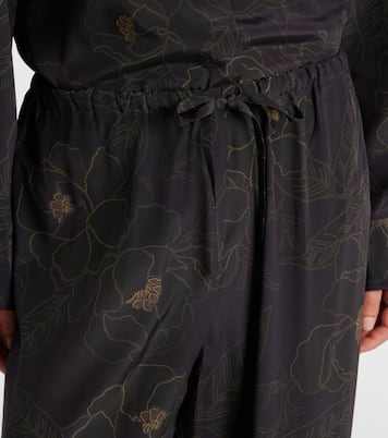 Gerade Hose aus Seide | Dries Van Noten