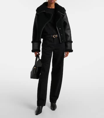 Low-rise barrel-leg jeans | Frame
