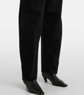 Low-rise barrel-leg jeans | Frame