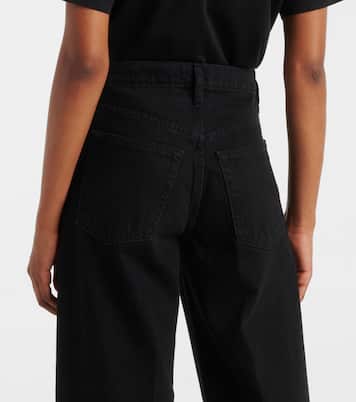 Low-rise barrel-leg jeans | Frame