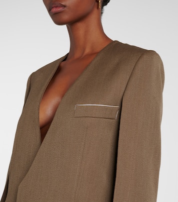 Wool blazer | Victoria Beckham