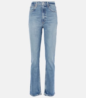 Jeans rectos cropped 90s de tiro medio | Agolde