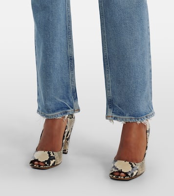 Jeans rectos cropped 90s de tiro medio | Agolde