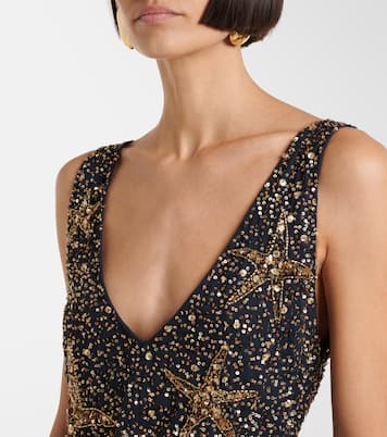 Abito corto Star Fish con paillettes | Rixo