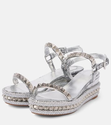 Sandali espadrillas Pyraclou 60 con platform | Christian Louboutin