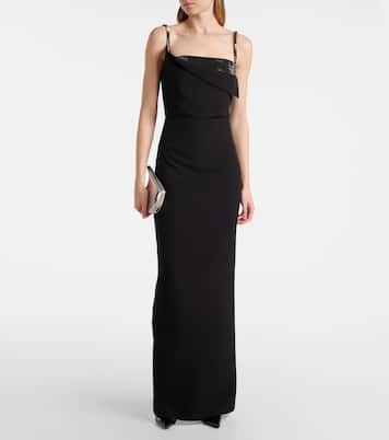 Verzierte Robe aus Crêpe | Roland Mouret