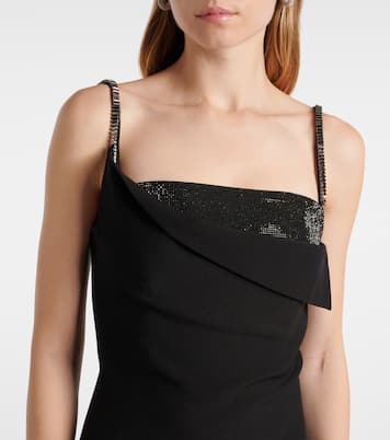 Verzierte Robe aus Crêpe | Roland Mouret