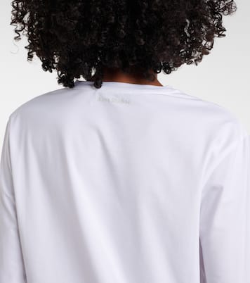 Top Face in jersey di misto cotone | Acne Studios