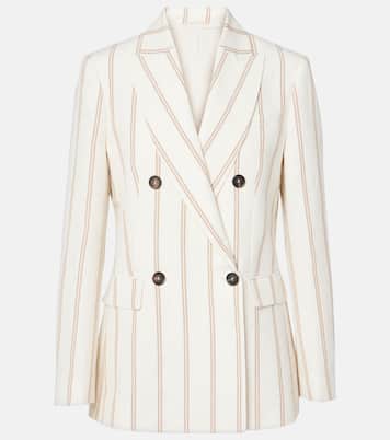 Blazer aus Leinen und Baumwolle | Brunello Cucinelli
