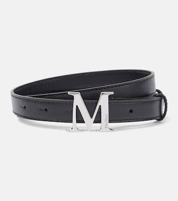 Ceinture en cuir à logo | Max Mara