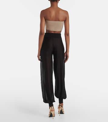 Pantalon ample à taille haute | Alaïa