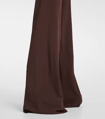Pantaloni regular Dietrich Drawstring in cady di crêpe | Rick Owens
