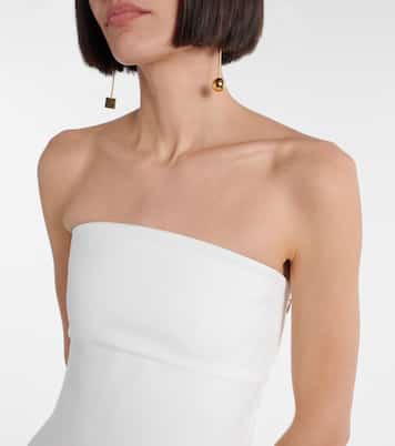 Vestido de fiesta con bustier drapeado | Jacquemus
