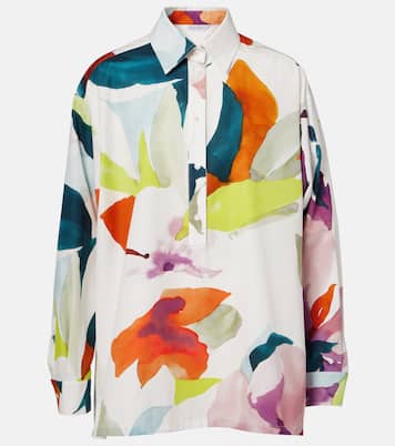 Top Verace in cotone con stampa | Max Mara