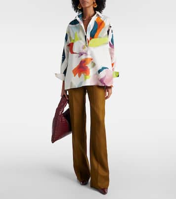 Top Verace in cotone con stampa | Max Mara