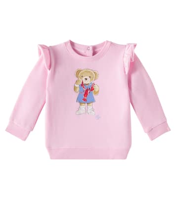 Baby printed cotton-blend jersey sweatshirt | Polo Ralph Lauren Kids