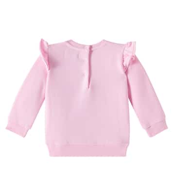 Baby printed cotton-blend jersey sweatshirt | Polo Ralph Lauren Kids