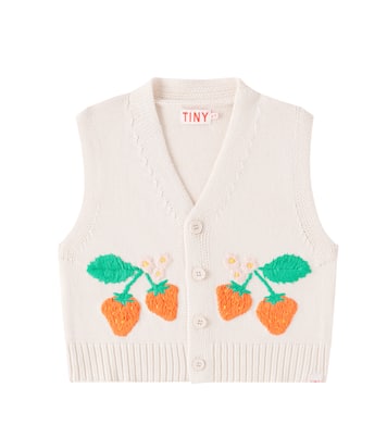 Pullunder Strawberries aus Baumwolle | Tinycottons