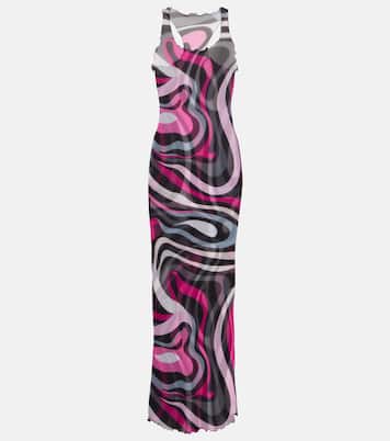 Abito lungo Marmo in tulle | Pucci