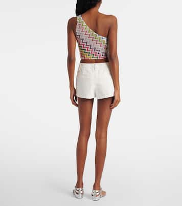 Top monospalla con lamé a zig-zag | Missoni
