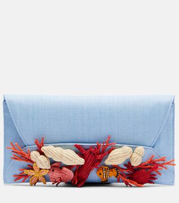 Clutch Marea de rafia | Aquazzura