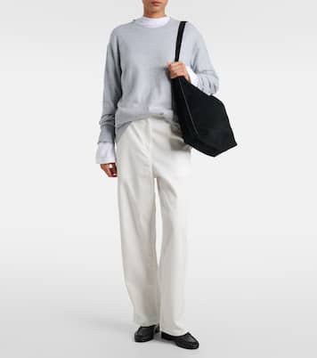 Tote Sac Supple aus Veloursleder | Aesther Ekme